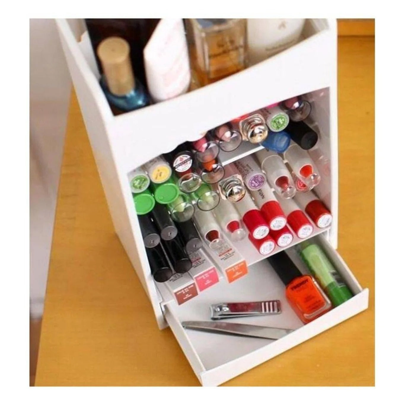 360° Rotating Cosmetic Storage Rack