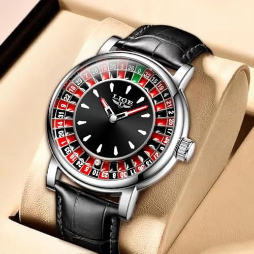 LIGE Roulette Dial Watch: The Timepiece That Bets On Being Different