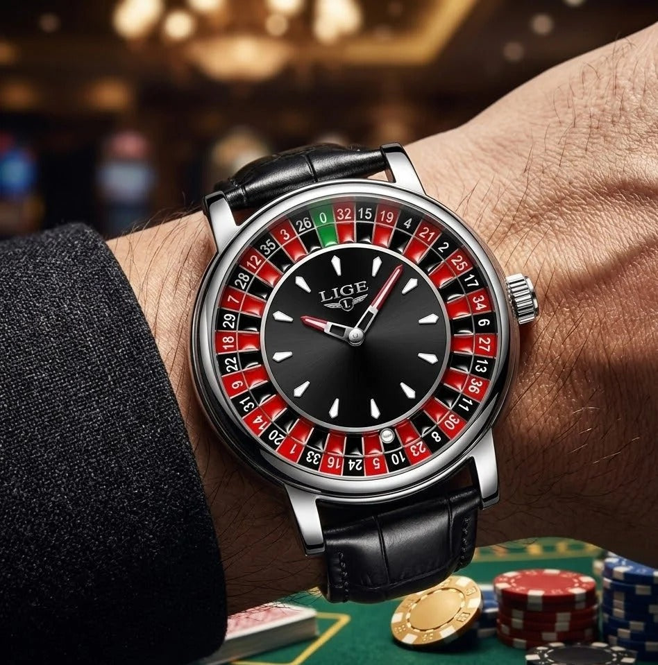 LIGE Roulette Dial Watch: The Timepiece That Bets On Being Different